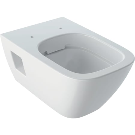VAS WC SUSPENDAT SELNOVA SQUARE RIMFREE, FORMA PARTIAL INCHISA